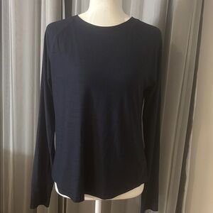 Old Navy Navy Blue Long Sleeve Top
